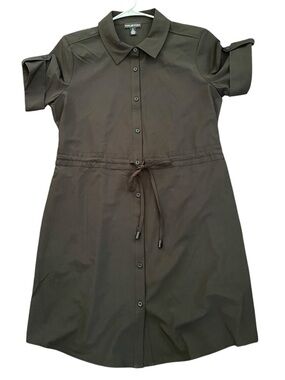 Halston Studio Black Shirt Dress – NWOT – Size Large